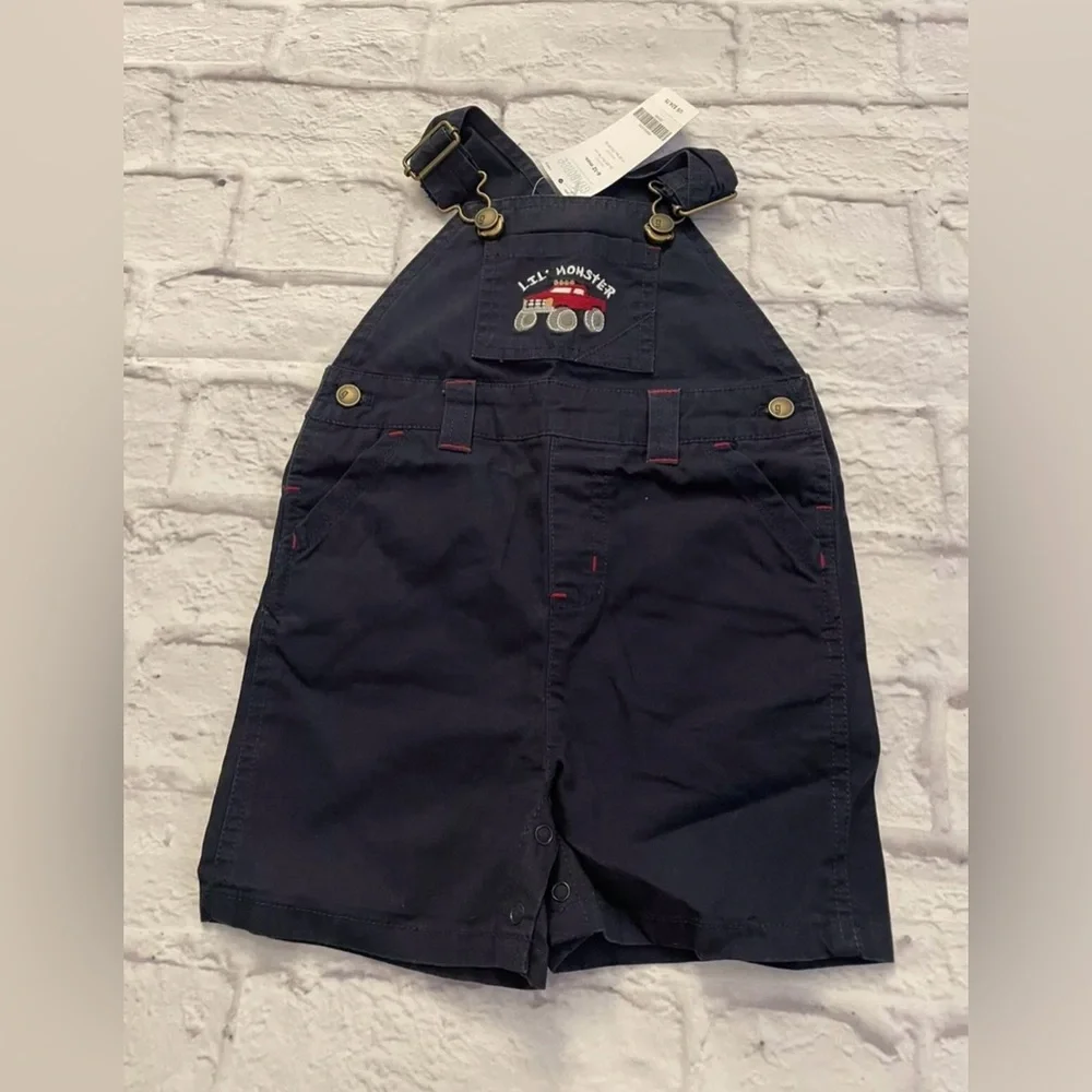 NWT Gymboree Monster Truck Fan “ Lil’ Monster” 6-12 Months Romper RARE